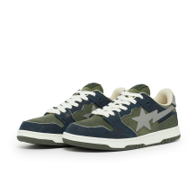 A Bathing Ape Sk8 Sta Army Green Dark Blue (1H80191019)