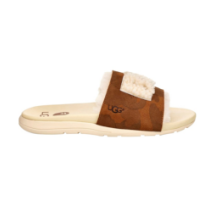 A Bathing Ape UGG Xavier Fur Logo Slide A Bathing Ape Chestnut (1105398 M)