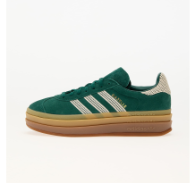 adidas Gazelle Bold W Collegiate Green Wonder Gold Metallic (JS3358)