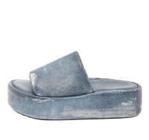 Balenciaga Rise Sandals Denim Print Leather (656960WBMA14000)
