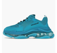 Balenciaga Triple S Clear Sole Teal Blue (541624W2GA14810)