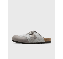 Birkenstock Boston Nova Felt Leather Textile Stone Coin (1030202)