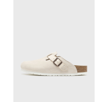 Birkenstock Boston Suede Canvas (1028790) in weiss