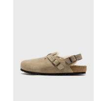 Birkenstock Tokio Shearling Suede Leather Fur (1028327) in braun