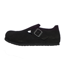 Birkenstock London Suede Leather (1028078) in schwarz