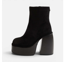 Buffalo HEART BOOTIE STACK VEGAN SUEDE (1100169)