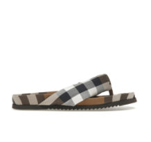 Burberry Check Print Thong Sandals (8051880)