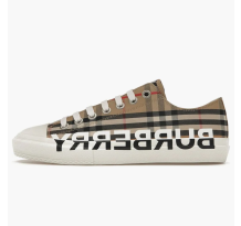 Burberry Logo Print Vintage Check Cotton Archive Beige womens (8024301)