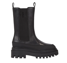 Calvin Klein Flatform Lace Up Boots (YW0YW01111-0GT) in schwarz