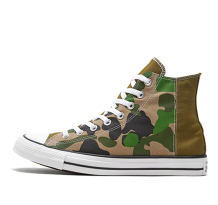 Converse Chuck Taylor All Star Hi Half Green Camo (168907C)