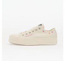 Converse Lift Egret Chuck Taylor All Star Floral Embroidery Low Top Sugar Berry Cactus Bud (A15008C)