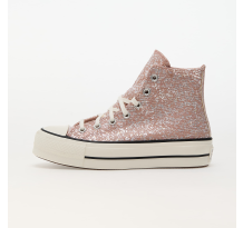 Converse Chuck Taylor All Star Lift Platform Glitter Dusty Cinder Egret (A09422C) in grau