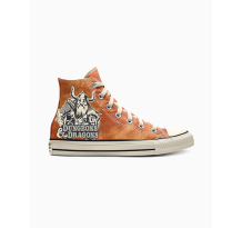 Converse Custom Chuck Taylor All Star Dungeons Dragons High Top By You Green (A11202CSU24_NOMADICRUST_TIEDYE) in orange