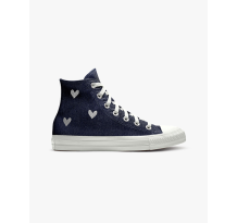 Converse Custom Chuck Taylor All Star Embroidery By You (163038CHO23_DENIM_HEARTS_G) in schwarz