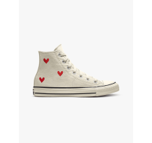 Converse Custom Chuck Taylor All Star Embroidery By You (163038CHO23_EGRET_HEARTS_CO) in weiss
