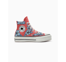 Converse Custom Chuck Taylor All Star Lift Platform Canvas By You (171209CSU24_WATERMELON_TROPICALFLORAL_S) in bunt
