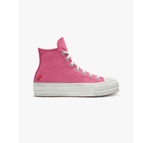 Converse Custom Chuck Taylor All Star Lift Platform Embroidery By You (A03766CHO23_CONVERSEPINK_ROSE_GR) in pink