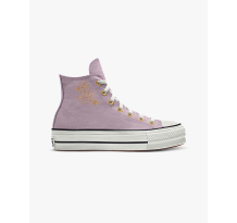 Converse Custom Chuck Taylor All Star Lift Platform Embroidery By You (A03766CHO23_PHANTOMVIOLET_FLORAL_G) in lila