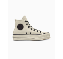 Converse Custom Chuck Taylor All Star Lift Platform Leather By You (173157CSP24_EGRET_SC) in weiss