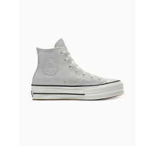 Converse Custom Chuck Taylor All Star Lift Platform Leather By You (173157CSP24_FOSSILIZED_SC) in grau