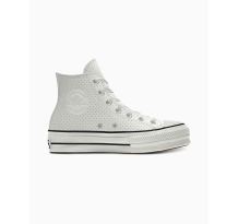 Converse Custom Chuck Taylor All Star Lift Platform Leather By You (173157CSP24_WHITE_P) in weiss