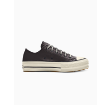 Converse Custom Chuck Taylor All Star Lift Platform Leather By You (173159CSP24_BLACK_SC) in schwarz