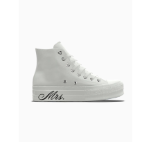 Converse Custom Chuck Taylor All Star Lift Platform Premium Wedding By You (A02253CSP24_WHITE_MRS) in weiss