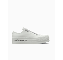 Converse Custom Chuck Taylor All Star Lift Platform Premium Wedding By You (A02257CSP24_WHITE) in weiss