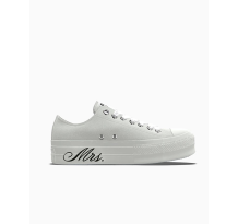 Converse Custom Chuck Taylor All Star Lift Platform Premium Wedding By You (A02257CSP24_WHITE_MRS) in weiss