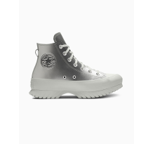 Converse Custom Chuck Taylor All Star Lugged Platform Leather By You (A05052CSP24_SILVER_CO) in grau