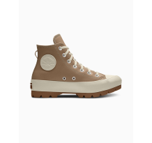 Converse Custom Chuck Taylor All Star Lugged Platform Leather By You Beige (A06687CSP24_CHAMPAGNETAN_SC) in braun