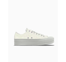 Converse Custom Wedding Chuck Taylor All Star Lift Platform By You (A02257CSP24_WHITE_GLITTER) in weiss
