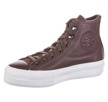 Converse Chuck Taylor All Star Lift Platform Water Repellent Leather (A10362C) in braun