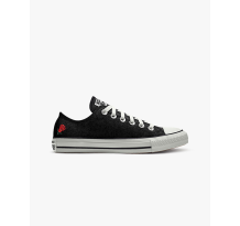 Converse Personalisierbarer Chuck Taylor All Star Embroidery By You (163037CHO23_BLACKDENIM_ROSE_GR) in schwarz