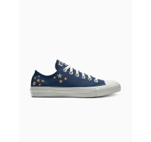 Converse Personalisierbarer Chuck Taylor All Star Embroidery By You (163037CHO23_CONVERSENAVY_STARS_G) in blau