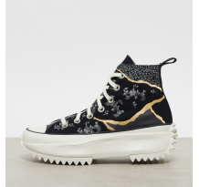 Converse Run Star Hike High Metallic Silver Hi Floral (172424C)
