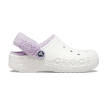 Crocs Baya Lined Fuzz Strap (206633-577) in weiss