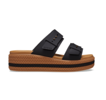 Crocs Brooklyn Woven Buckle (209978-001) in schwarz