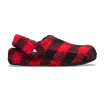 Crocs Classic Check Cozzzy Slipper (210755-6WG) in rot