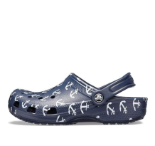 Crocs Classic Clog Printing Sandals Deep Blue 206053 462 (206053-462)