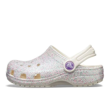 Crocs Classic Glitter Clogs Silver (205441-159)