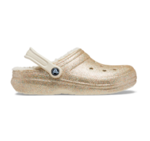 Crocs Classic Glitter Lined Clogs Gold (205842-93S)