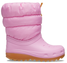 Crocs Classic Neo Puff Boot (207684-6XQ) in pink