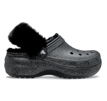 Crocs Classic Platform Fuzz Lined Glitter (211922-001)