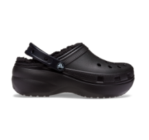 Crocs Classic Platform Lined Clog (207938-001) in schwarz