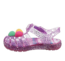 Crocs Isabella Glitter Flat Sandals (205038-518)