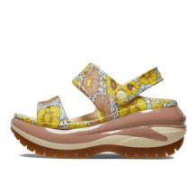 Crocs Mega Crush Retro Floral Sandals Vanilla Cork (208966-1LQ)