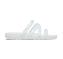 Crocs Splash Glossy Strappy (208537-100) in weiss