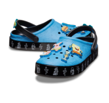 Crocs SpongeBob x SquarePants Off Court Clog (209825-001) in blau