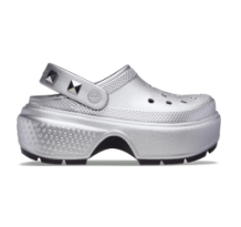 Crocs Stomp Metallic Clog (210362-040) in grau